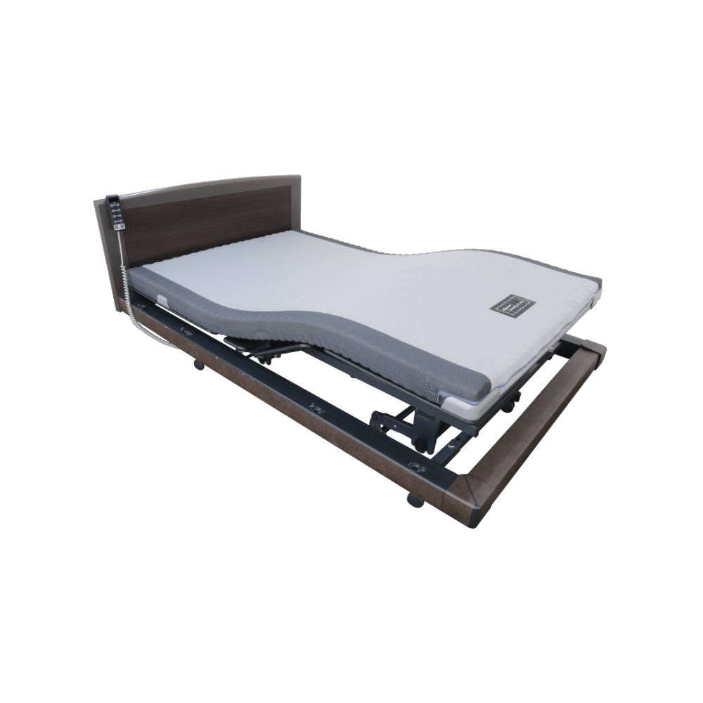 เตียงผู้ป่วยไฟฟ้า PARAMOUNT BED รุ่น Intime 1000 สี DARK OAK พร้อมที่นอน รุ่น CALM CORE_5